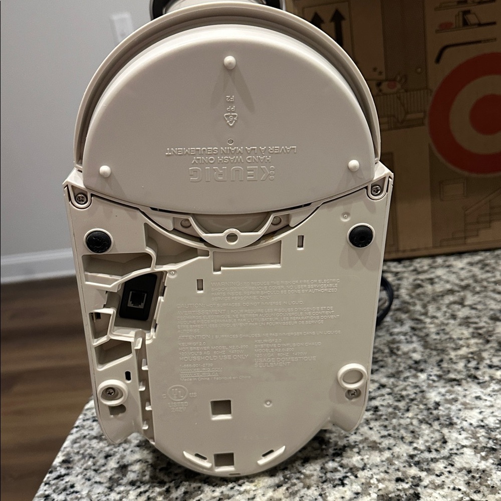 Keurig Single Serve Coffee Maker in Cream and Silver - Picture 9 of 17